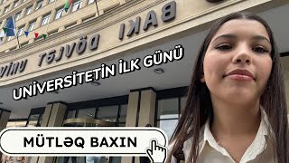 Uni̇versi̇teti̇n İlk Günü Baki Dövlət Uni̇versi̇teti̇ndə İlk Gündərs