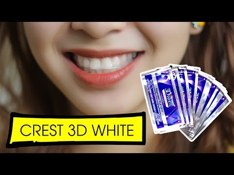 REVIEW VÀ CÁCH DÙNG MIẾNG DÁN TRẮNG RĂNG CREST 3D WHITE