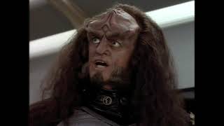 Chancellor Gowron Beams Onboard The Enterprise
