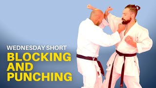 Simultaneous Blocks and Punches in Karate