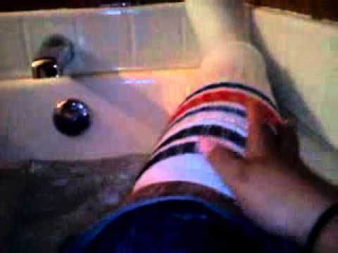 Tube Sock Bath and Wash