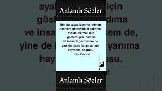 Anlamlı Sözler Kısa Sesli Sözler