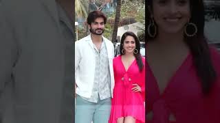 Nushrat Bharucha And Sunny Kaushal Spotted At T-Series Office To Promote Their New Song