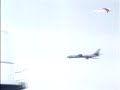Tu-16 crash after a low pass by aircraft carrier uss essex