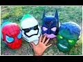 SuperHero Finger Family Song - Learn Colors with Spiderman &amp; ...