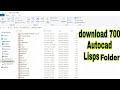 Autocad lisp files 700 lisps download from the video description.