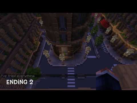 Minecraft Late Horror Map - All 3 Endings