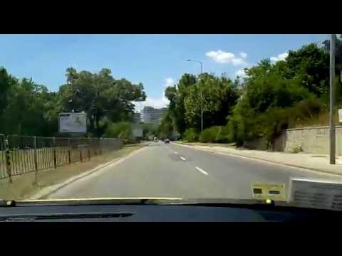 Road from Golden Sands to the Varna Mall (Bulgaria)