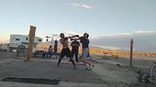 Live Underground Boxing Championship Fight! Angel Vs. Josh