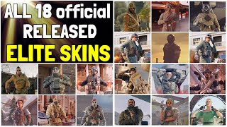 All 18 Elite Skin Mvp Animations - Official Released Skins Only Rainbow Six Siege