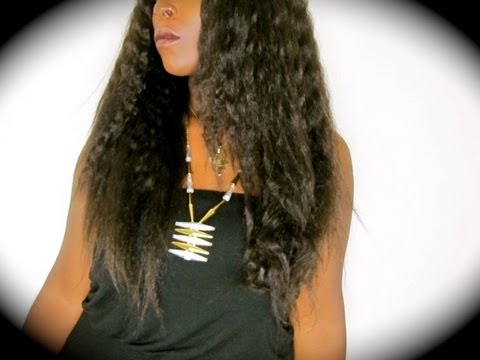 Cheap Makeup Sites on Natural Hair Braid Out On Glueless Full Lace Wig With Silk Top Review
