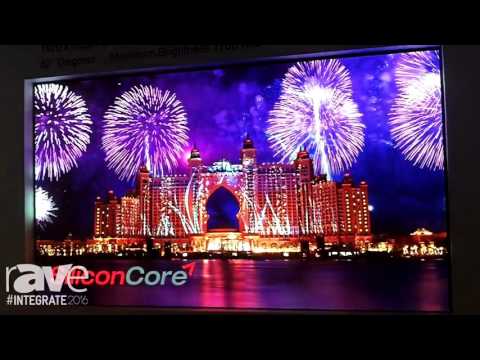 Integrate 2016: SiliconCore Features Its .95mm Camellia HD LED Display with Common Cathode