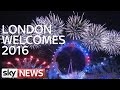 London Welcomes 2016 With 11-Minute Firework Display