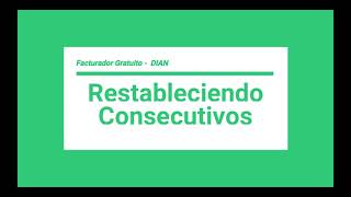 Como continuar con los consecutivos de una resolución vencida...?