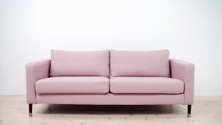 Easy Style Makeover For Your Ikea Karlstad Sofa With Bemz