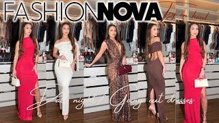 Fashion Nova Try On Haul Date Night Going Out Dresses Beyoncé Brown