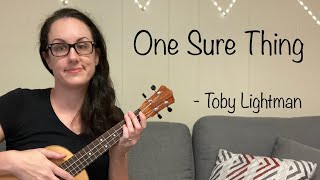 Watch Toby Lightman One Sure Thing video