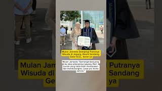 Mulan Jameela Dampingi Anaknya Wisuda Di Jepang