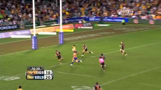 Jarryd Hayne Try Vs West Tigers 2009