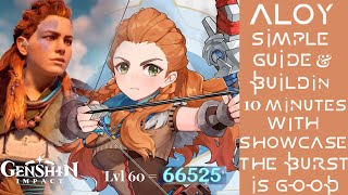 Aloy Simple Guide, Review, & Build In 10 Minutes With Showcase The Burst Is Good