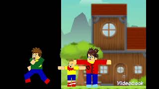 Caillou Calls The New Baby Stupid Grounded