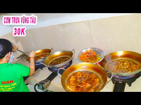 Quán Cơm Bình Dân 30K | Bất ngờ quy trình chế biến nhiều món ngon ở TP. Vũng Tàu