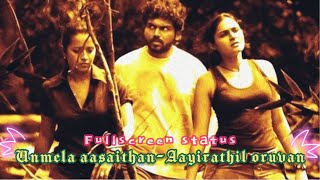 Aayirathil Oruvan Unmela Aasathan Fullscreen Status