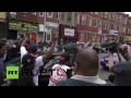RAW: Freddie Gray protesters celebrate homicide charges against six cops