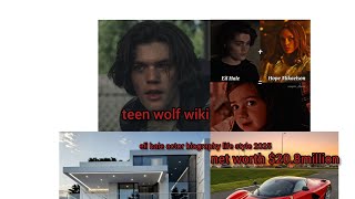 Eli Hale Teen Wolf Wiki Actor Biography Life Style 2025
