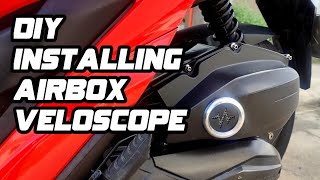 Diy Installing Airbox Veloscope - Honda Click V1 - V3 - Variofikasi