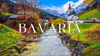 Bavaria 4K - Beautiful Autumn Landscapes, Den Forests And Majestic Alps - Relaxing Piano 4K