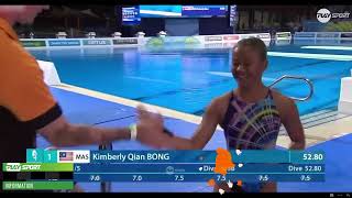 Grace Reid 2018 Womens 1 Meter Diving Finals   Commonwealth Games