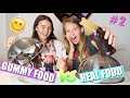 GUMMY FOOD VS REAL FOOD CHALLENGE! | DEEL 2 GUMMY FOOD VS REAL FOOD CHALLENGE! | DEEL 2
