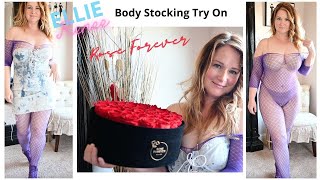 Hot Body Stocking Try On & Rose Forever 🌹