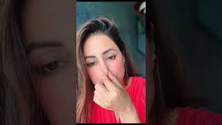 Hina Khan Nose Play Part 1