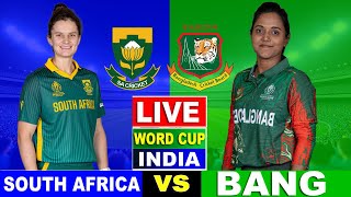 Live- South Africa Women Vs Bang Women 14Th Odi Match World Cup Last 5 Over Sa Vs Ban