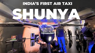 Indias 1St Air Taxi This E-Vtol Is Made By Shunya Bharat Mobility Expo 2025