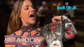Christi Jaynes NEW AAW Women's Champion Has A Flight To Catch - ReaXion | AAW Pro