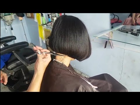 Cắt tóc nữ ngan đổ đơn giản dễ hiểu