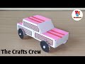 matchbox car | How to Make a Toy Car at Home Easy  | The Crafts Crew