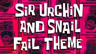 Spongebob Music Sir Urchin And Snail Fail Theme