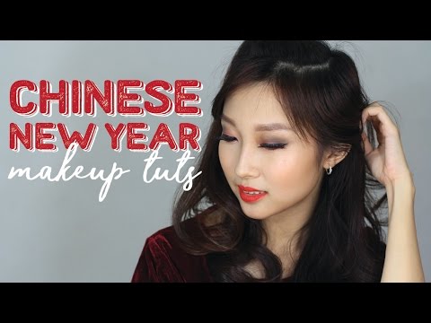 Chinese New Year Makeup Tutorial - YouTube