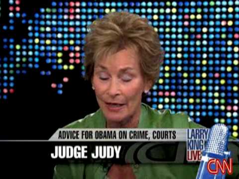 Judge Judy on Larry King Live