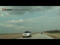 4/2/2014 OK/KS Storm Chasing. Two cameras - LIVE
