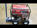 HOW TO INSTALL BIGGER TIRES AND WHEELS ON YOUR GENERATOR ~ "FAT" TIRES ROLL AND LOOK BETTER