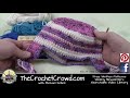 Crochet Newborn Braided Ear Flap Hat Tutorial