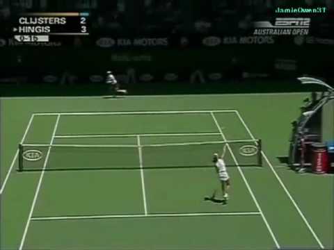 マルチナ ヒンギス vs Kim Clijsters 2007 AO ハイライト 1／2