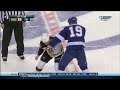 Gregory Campbell vs B.J. Crombeen Oct 19, 2013