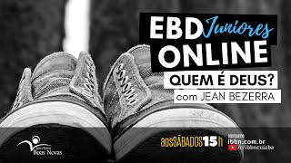 Lição 13 - JESUS, NOSSO SALVADOR | Jean Bezerra | EBD Juniores - 08/O5/2021