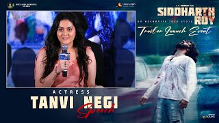 Actress Tanvi Negi Speech At Siddharth Roy Trailer Launch Event Youwe Media